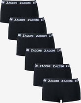 Zaccini 6-pack dames boxershorts zwart