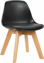 Clp Lindi Kinderstoel - Kunstleer - Zwart