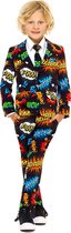 OppoSuits Badaboom - Jongens Kostuum - Gekleurd - Carnaval - Maat 92/98