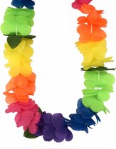 NINGBO PARTY SUPPLIES - Hawaiiaanse veelkleurige ketting voor volwassenen - Accessoires > Sieraden