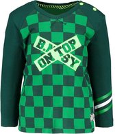 B.Nosy T-shirt jongen top check green maat 62
