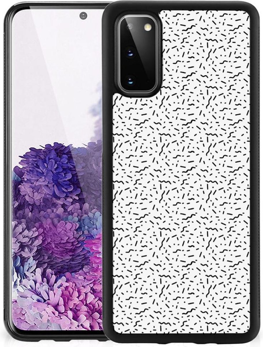 Back Cover voor Samsung Galaxy S20 Bumper Case Stripes Dots