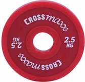 Crossmaxx Elite Fractional Plate - Per stuk - 2.5 kilo - Rood