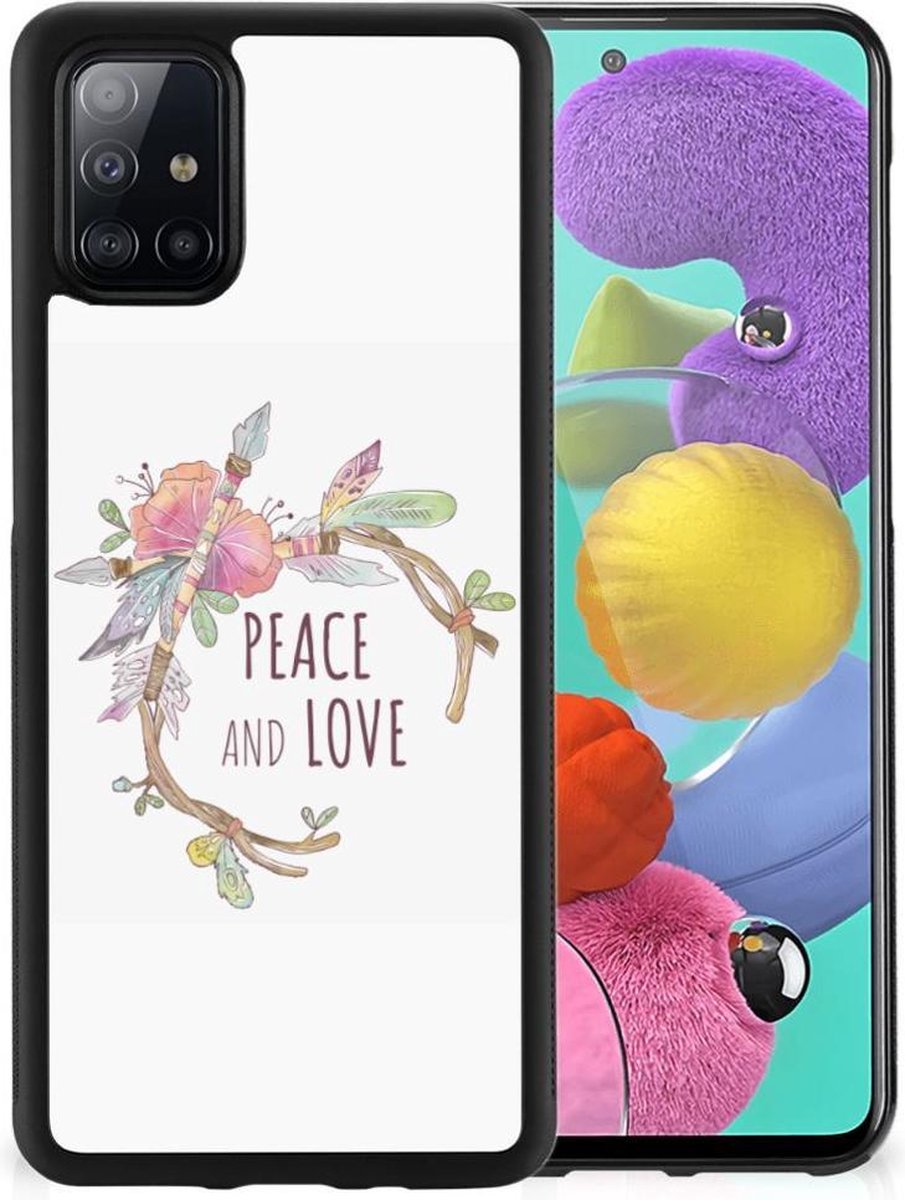 Samsung Galaxy A51 Bumper Hoesje Boho Text