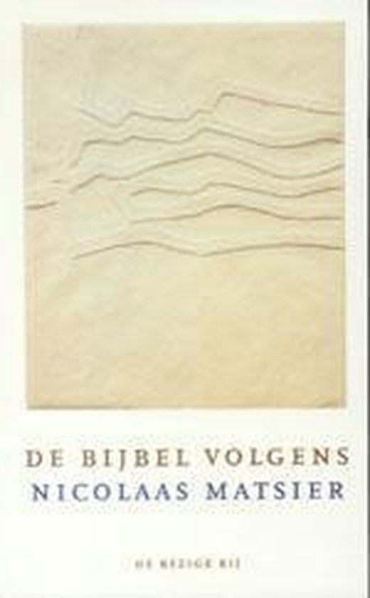 Cover van het boek 'De bijbel volgens Matsier' van Nicolaas Matsier