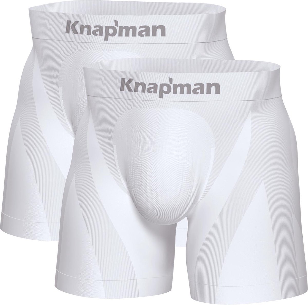 Knapman Ultimate Comfort Boxershorts Twopack | Wit | Maat S