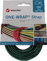 Velcro® ONE-WRAP® klittenband kabelbinder 20mm x 330mm Groen