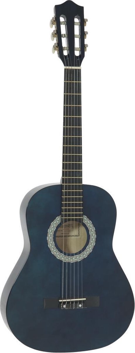 DIMAVERY AC-303 gitaar - klassiek - Akoestische 3/4 - blauw - 9 tot 11 jaar