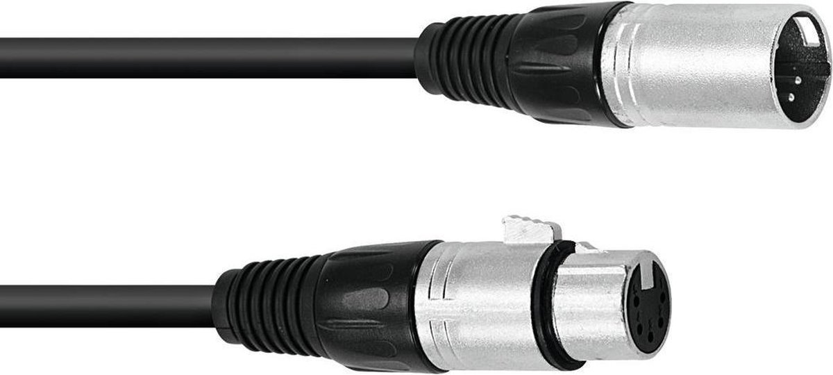 OMNITRONIC xlr kabel 5pin 0.5m bk