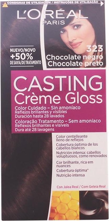 Alstublieft Meestal Normaal gesproken Haarkleur Zonder Ammoniak Casting Creme Gloss L'Oreal Expert Professionnel  Chocoladezwart | bol.com