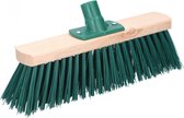 Non-branded Straatbezem-opzetstuk Hard 30 Cm Hout Bruin/groen