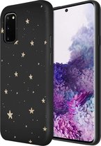 iMoshion Design voor de Samsung Galaxy S20 hoesje - Sterren - Zwart / Goud
