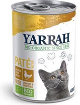 Yarrah - Natvoer Kat Blik met Kip Bio - 12 x 400 g