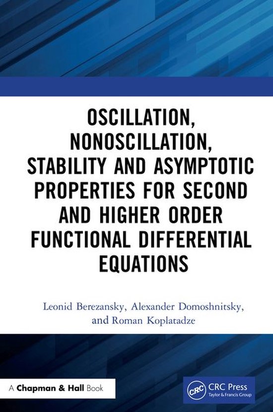 Oscillation, Nonoscillation, Stability and Asymptotic Proper ... - cover