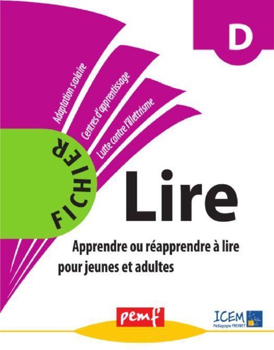 Fichiers LIRE - Méthode Lire - niveau D - Fiches Elèves - cover