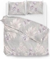 Zo!Home Marlon - Dekbedovertrek - Eenpersoons - 140x200/220 cm + 1 kussensloop 60x70 cm - Grey