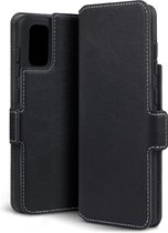 Qubits - slim wallet hoes - Samsung Galaxy A41 - Zwart