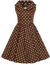 Chocolate Dot Kids Dress Brown Feestjurk Meisje - Meisjes Jurken - Baby Jurk - Baby Kleding Meisjes