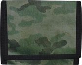 Verhaak Portemonnee Camouflage 10,5 X 12 Cm Polyester Groen