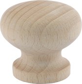 Starx Knop paddestoel - beuken - 40mm