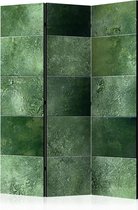 Kamerscherm - Scheidingswand - Vouwscherm - Green Puzzle [Room Dividers] 135x172 - Artgeist Vouwscherm