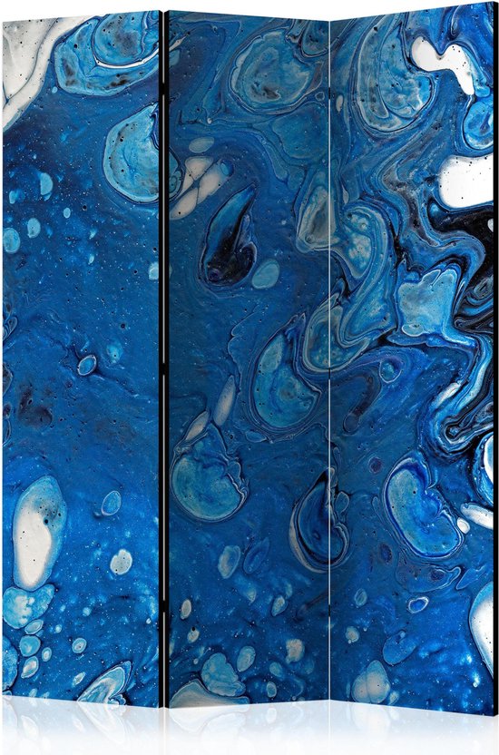 Kamerscherm - Scheidingswand - Vouwscherm - Blue Stream [Room Dividers] 135x172 - Artgeist Vouwscherm