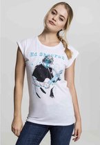 Urban Classics Ed Sheeran Dames Tshirt -L- Ed Sheeran Guitar Wit