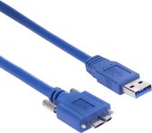 USB 3.0 Micro-B Male naar USB 3.0 Male-kabel, lengte: 60 cm