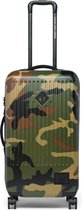 Herschel Trade Bagagekoffer Medium - Woodland Camo |  Trolley - Vierwielig - 73 cm - 70L - Levenslange Garantie - Camouflage