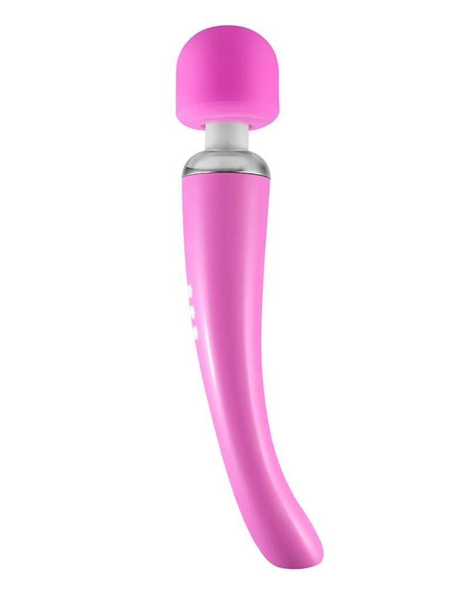 Goedkoopste Elegance Wand Vibrator oplaadbaar - roze