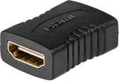 Akyga AK-AD-05 tussenstuk voor kabels HDMI Type A (Standard) HDMI Type A (Standaard) Zwart, Goud