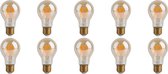 LED Lamp 10 Pack - Facto - Filament Bulb - E27 Fitting - Dimbaar - 7W - Warm Wit 2700K