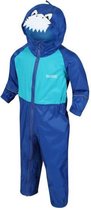 Regatta - Kids' Charco Breathable Waterproof Puddle Suit - Outdoorbroek - Kinderen - Maat 6-12 Monate - Blauw