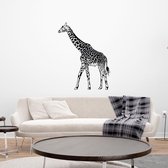 Muursticker Giraffe -  Geel -  78 x 100 cm  -  slaapkamer  woonkamer  dieren - Muursticker4Sale