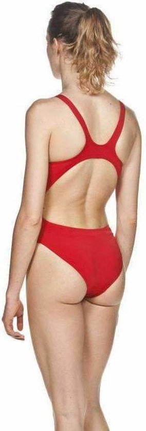 W Solid Swim Tech High red/white