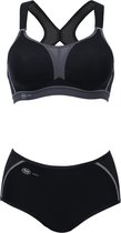 Anita Active Dynamix Star - Sportbeha - Dames - Zwart/Antraciet - 80C