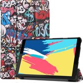 Lenovo Tab M8 FHD hoes - Tri-Fold Book Case - Graffiti