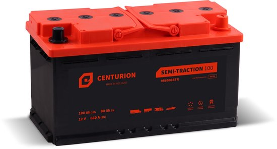 Centurion Semi-tractie accu 100Ah 12V | Boot | bol.com