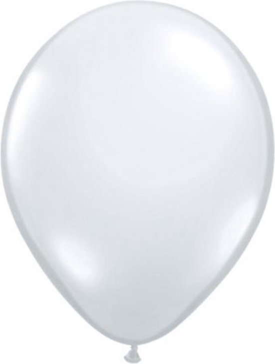 100x Qualatex Transparante ballonnen