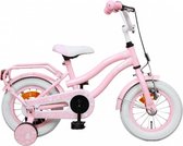 Kinderfiets - Lovely - 12 inch - 22 cm - Met terugtraprem - Met zijwieltjes - Roze