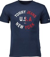 Tommy Jeans T-shirt - Slim Fit - Blauw - M