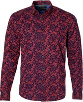 Scotch & Soda Overhemd - Slim Fit - Blauw - L