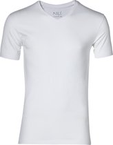 Jac Hensen T-shirt V-hals - Extra Lang - Wit - L
