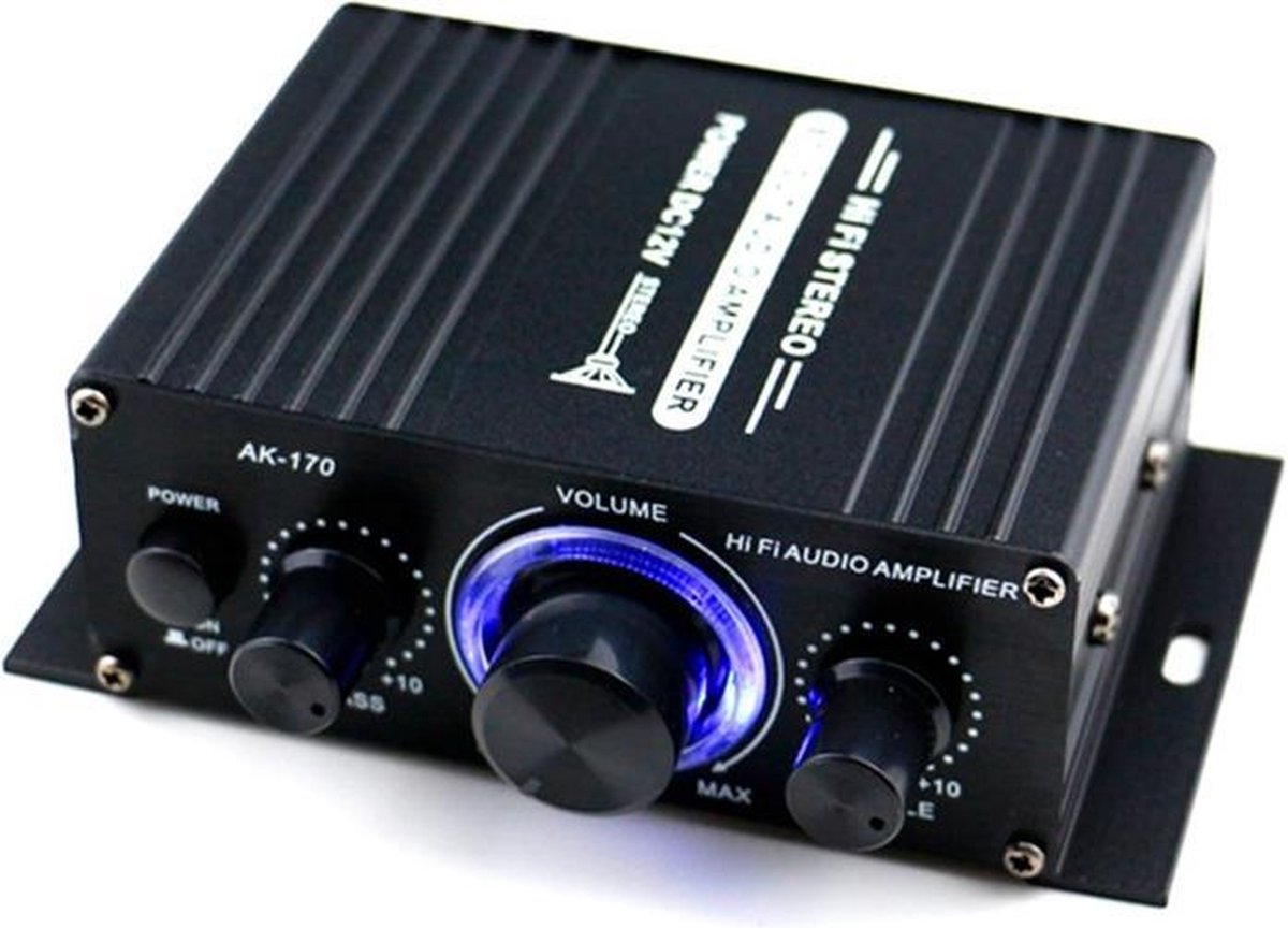 AK170 Auto Mini HIFI Versterker Audio DC 12V | bol.com
