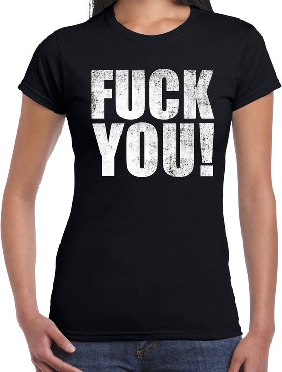 Fuck you protest t-shirt zwart voor dames - staken / protesteren / statement  /... | bol.com