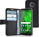 Azuri wallet case with transparent backcover - zwart - voor Motorola Moto G6