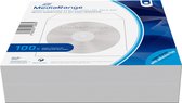 MediaRange | CD/DVD | Papier | Sleeves | Venster | Zelfklevende Flap | 1 Disc | Wit | 100 Stuks