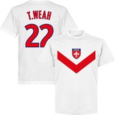 Lille OSC T. Weah 22 Team T-shirt - Wit - M