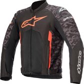 Alpinestars T-GP Plus R V3 Air Zwart Camo Rood Fluo - Maat S