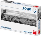 Dino Panorama Puzzel Waterspuwer in Parijs 1000 stukjes